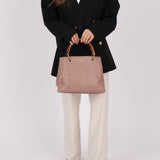 Gucci Leather Bamboo Top Handle Tote - FashioNica