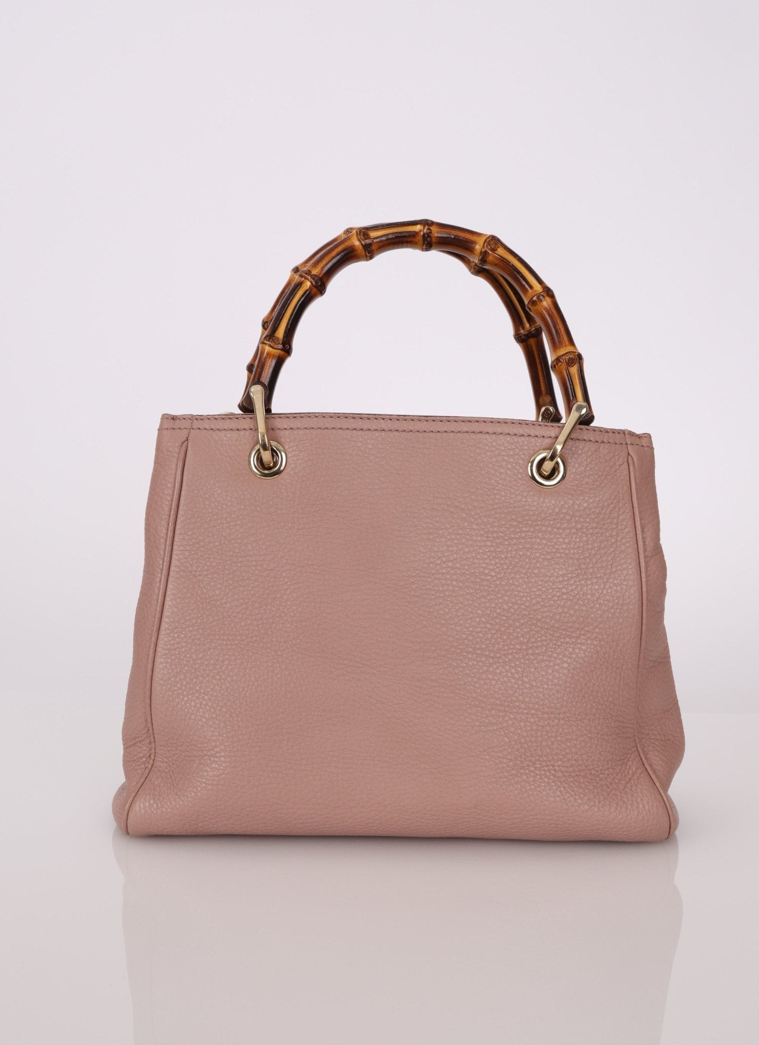 Gucci Leather Bamboo Top Handle Tote - FashioNica