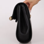 Gucci Leather Bamboo XL Clutch - FashioNica