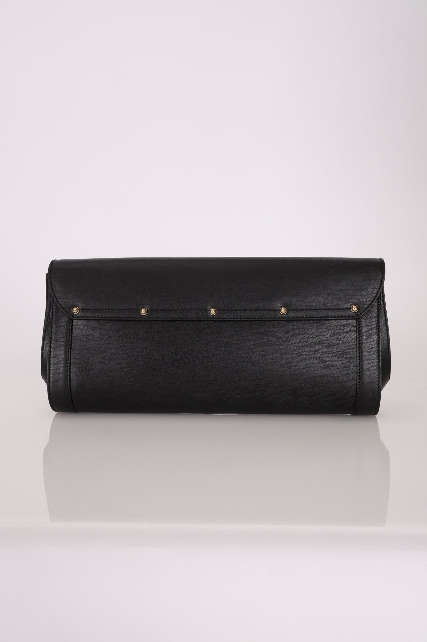Gucci Leather Bamboo XL Clutch - FashioNica