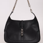 Gucci Leather Paperclip Chain Small Jackie - FashioNica