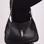 Gucci Leather Paperclip Chain Small Jackie - FashioNica