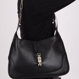 Gucci Leather Paperclip Chain Small Jackie - FashioNica