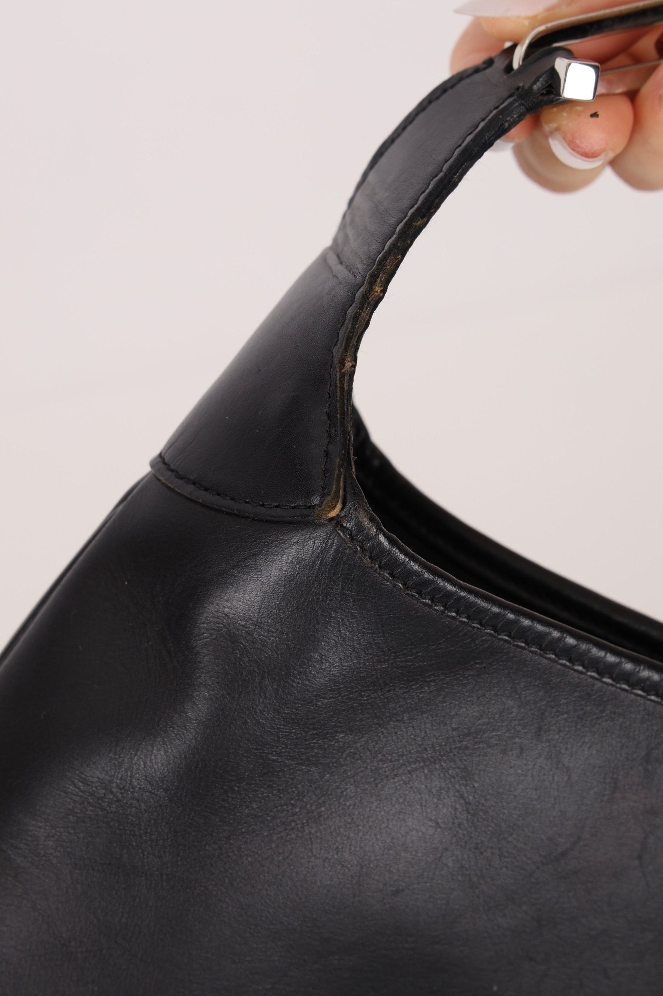 Gucci Leather Paperclip Chain Small Jackie - FashioNica