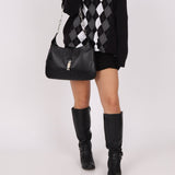 Gucci Leather Paperclip Chain Small Jackie - FashioNica