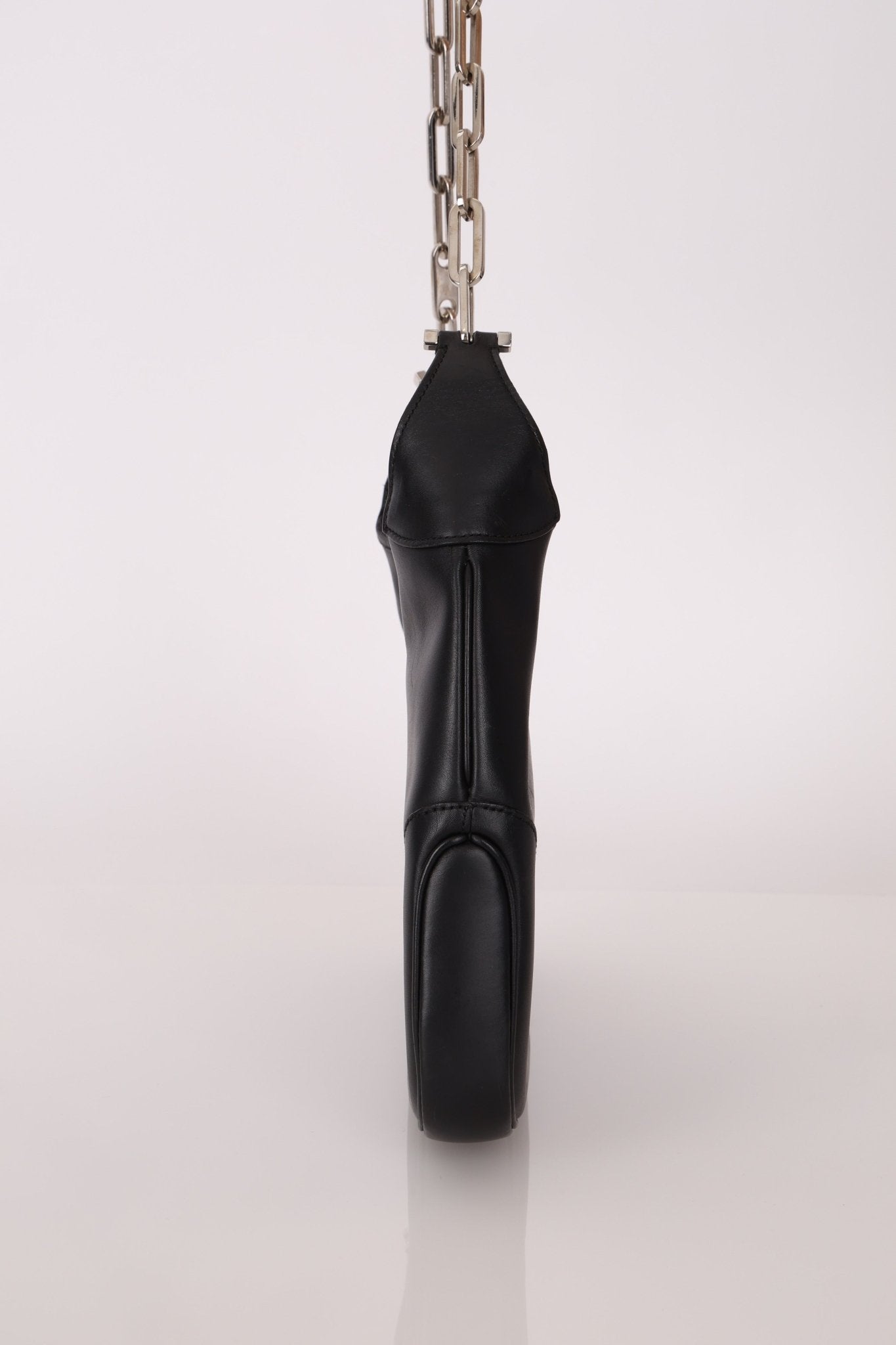 Gucci Leather Paperclip Chain Small Jackie - FashioNica