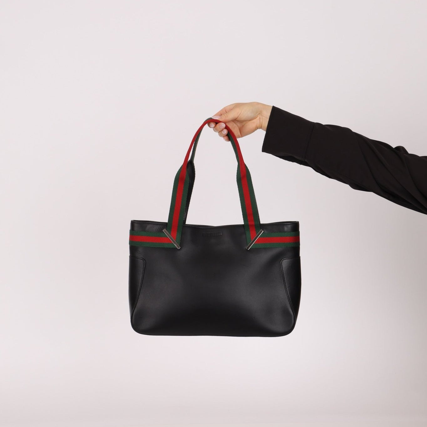 Gucci Leather Sherry Tote Bag - FashioNica