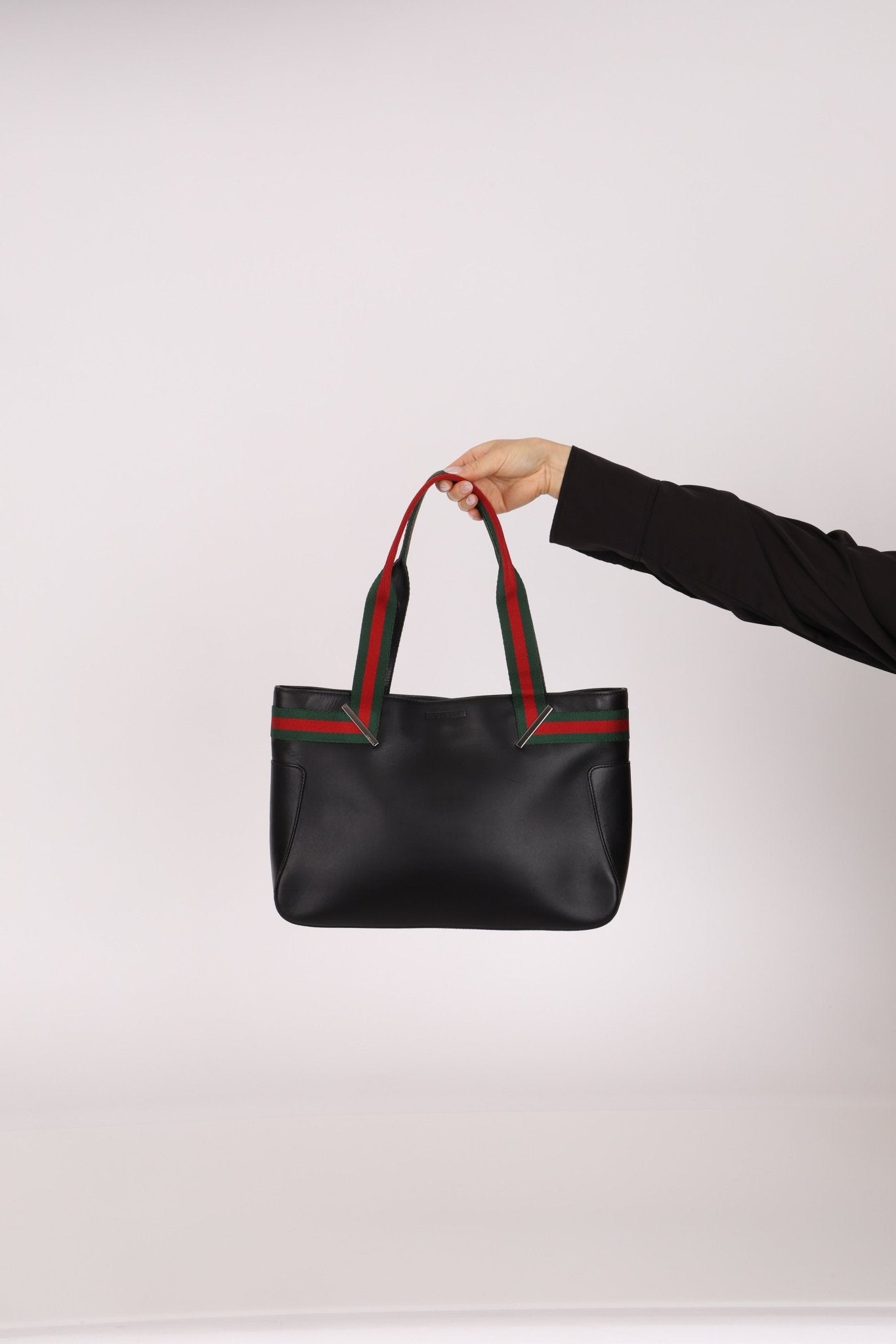 Gucci Leather Sherry Tote Bag - FashioNica