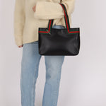Gucci Leather Sherry Tote Bag - FashioNica