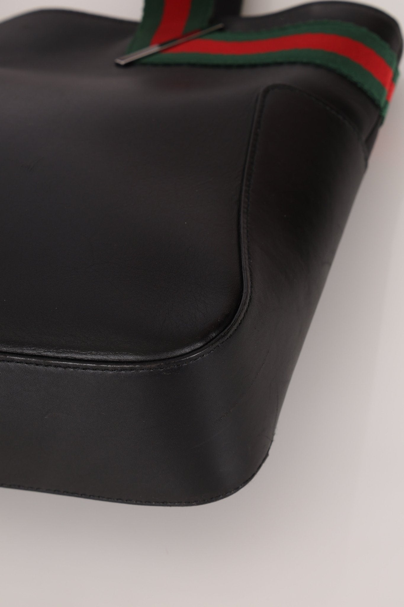 Gucci Leather Sherry Tote Bag - FashioNica