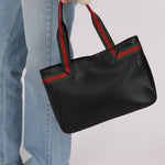Gucci Leather Sherry Tote Bag - FashioNica