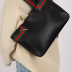 Gucci Leather Sherry Tote Bag - FashioNica