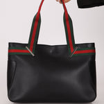 Gucci Leather Sherry Tote Bag - FashioNica