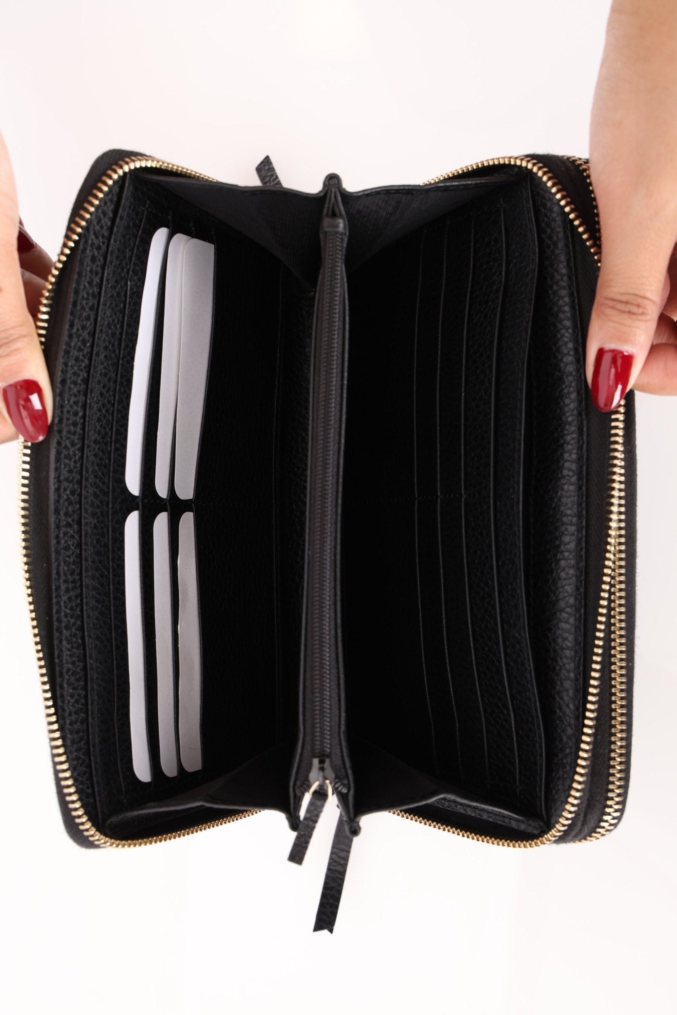 Gucci Leather Swing Bag - FashioNica