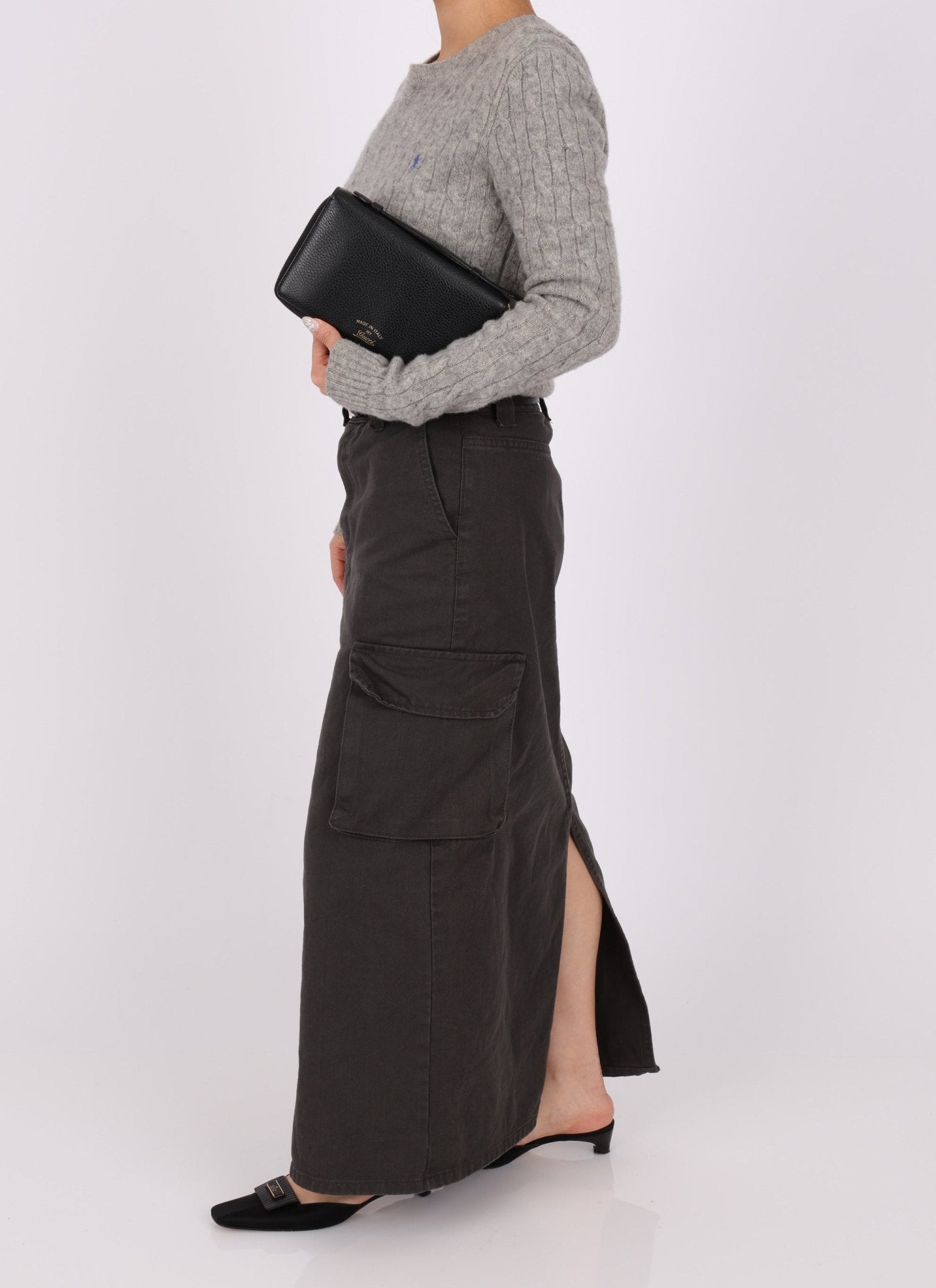 Gucci Leather Swing Bag - FashioNica