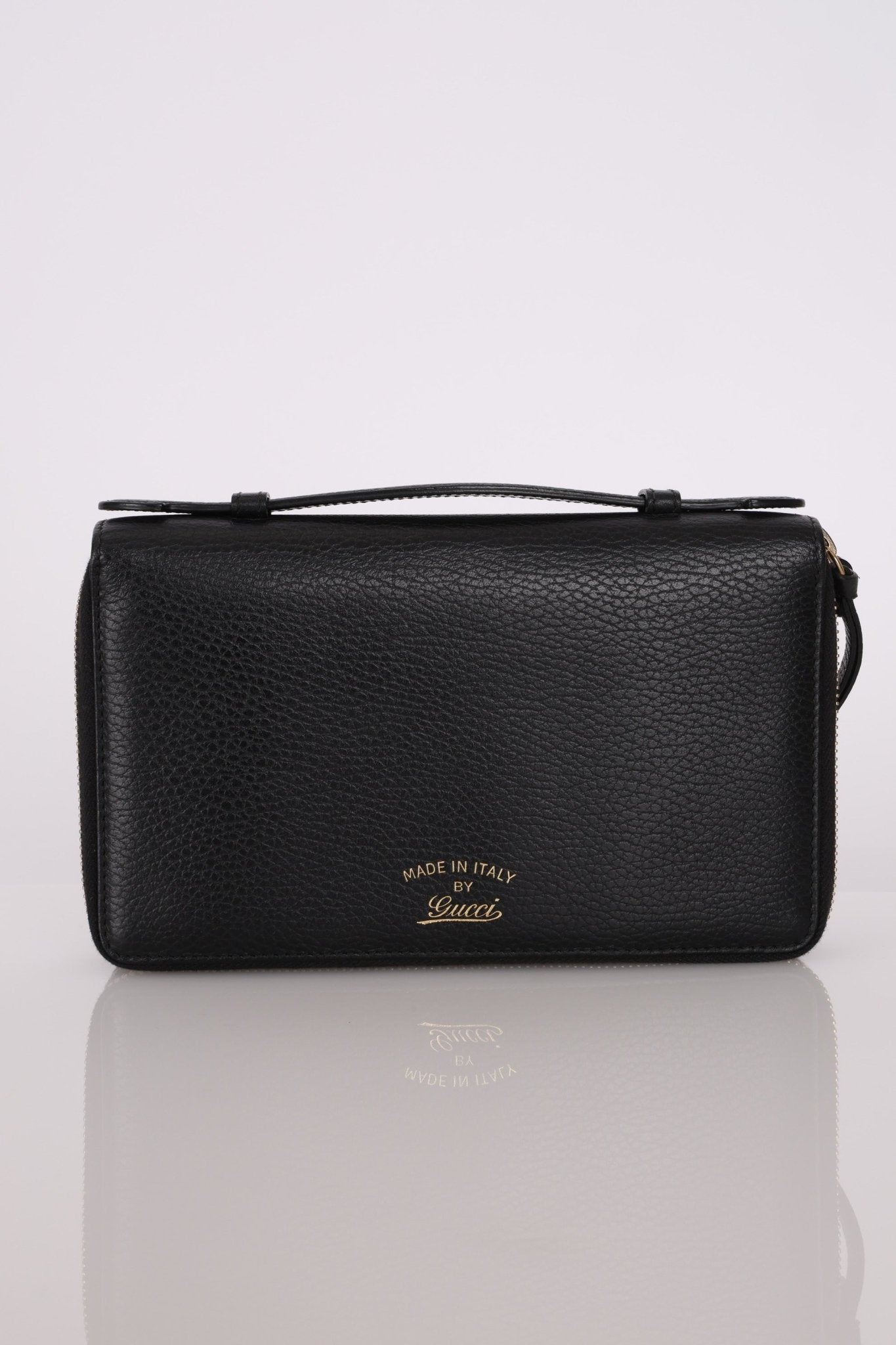 Gucci Leather Swing Bag - FashioNica