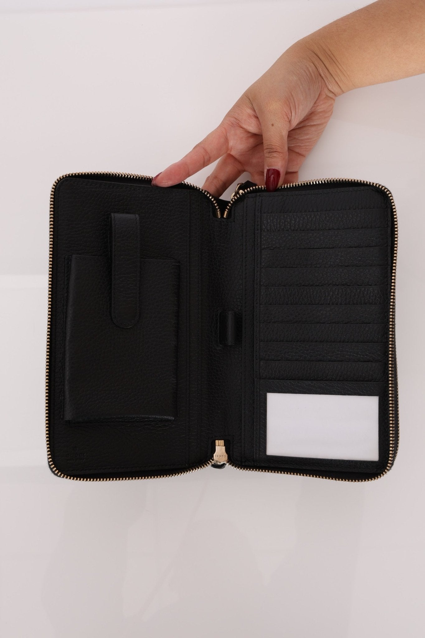 Gucci Leather Swing Bag - FashioNica