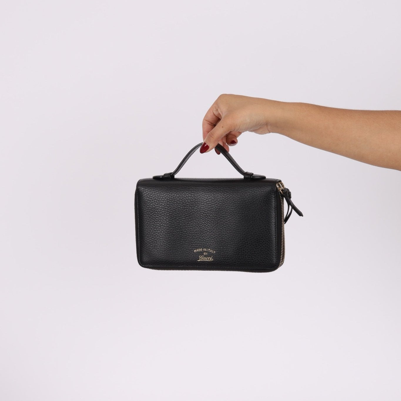 Gucci Leather Swing Bag - FashioNica