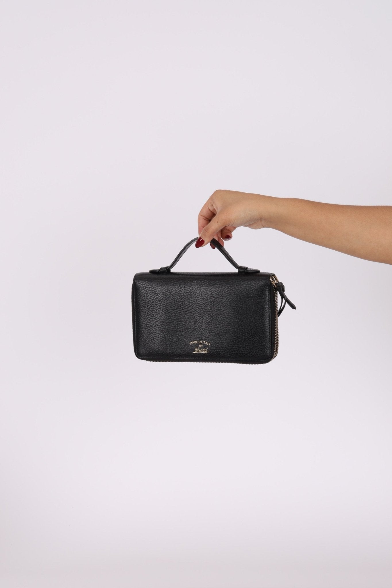 Gucci Leather Swing Bag - FashioNica