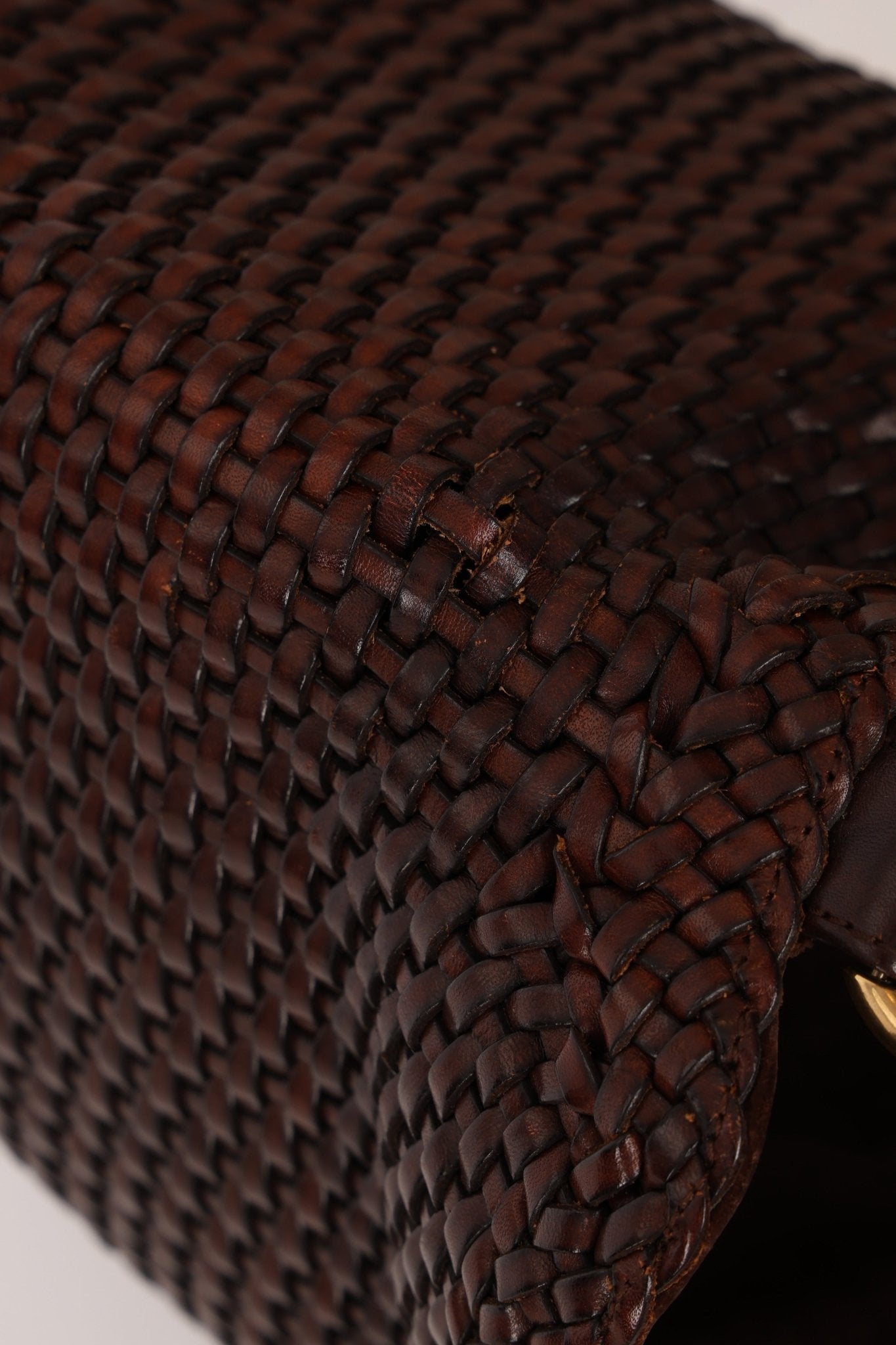 Gucci Leather Woven Bamboo Top Handle w/ Strap - FashioNica