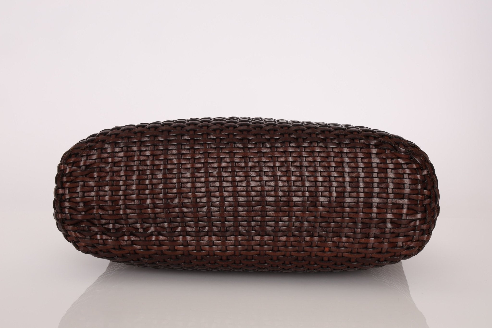 Gucci Leather Woven Bamboo Top Handle w/ Strap - FashioNica