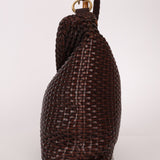 Gucci Leather Woven Bamboo Top Handle w/ Strap - FashioNica