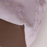 Gucci Lilac Monogram Bamboo Top Handle Tote - FashioNica