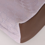 Gucci Lilac Monogram Bamboo Top Handle Tote - FashioNica