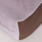 Gucci Lilac Monogram Bamboo Top Handle Tote - FashioNica