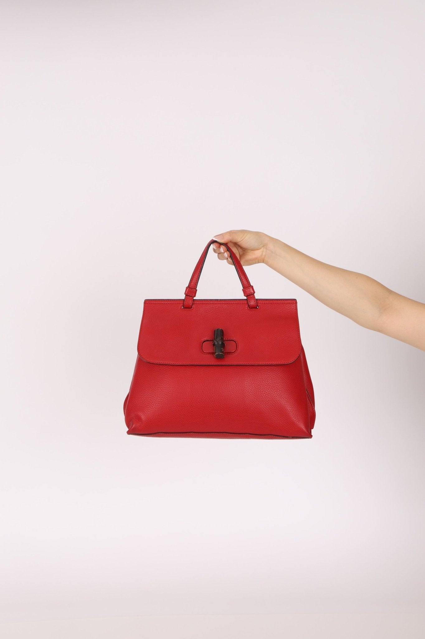 Gucci Medium Daily Bamboo2Way Kelly Bag - FashioNica