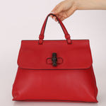 Gucci Medium Daily Bamboo2Way Kelly Bag - FashioNica