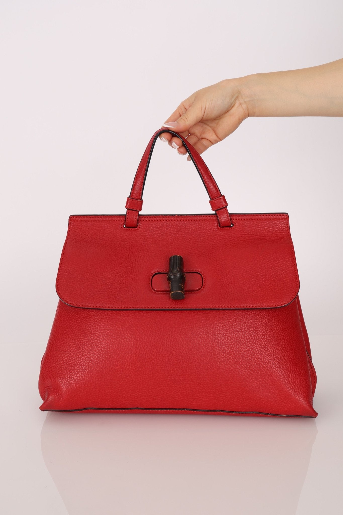 Gucci Medium Daily Bamboo2Way Kelly Bag - FashioNica