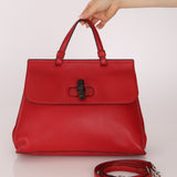 Gucci Medium Daily Bamboo2Way Kelly Bag - FashioNica