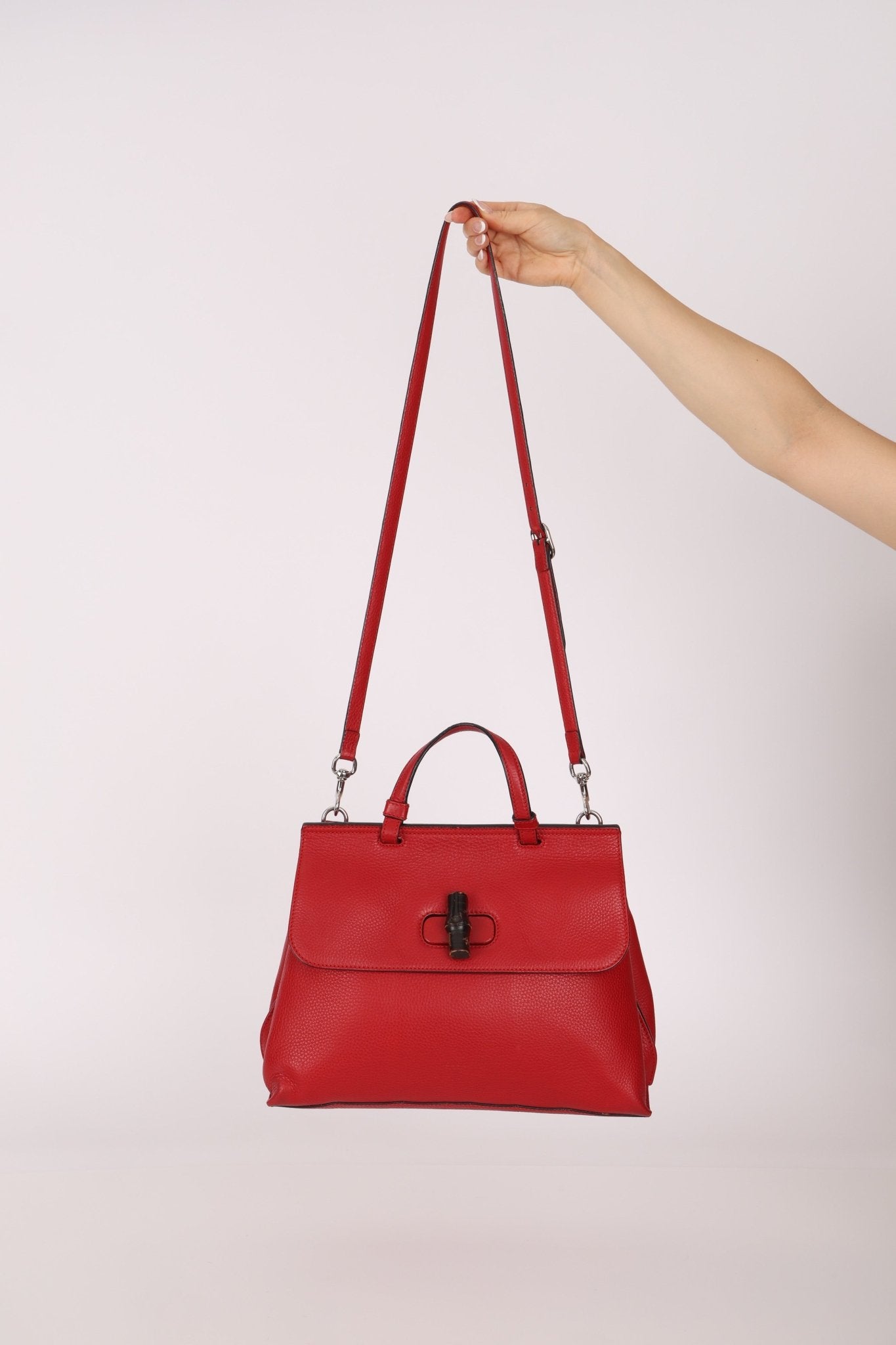 Gucci Medium Daily Bamboo2Way Kelly Bag - FashioNica