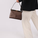 Gucci Metallic Brown Frame Shoulder Bag - FashioNica