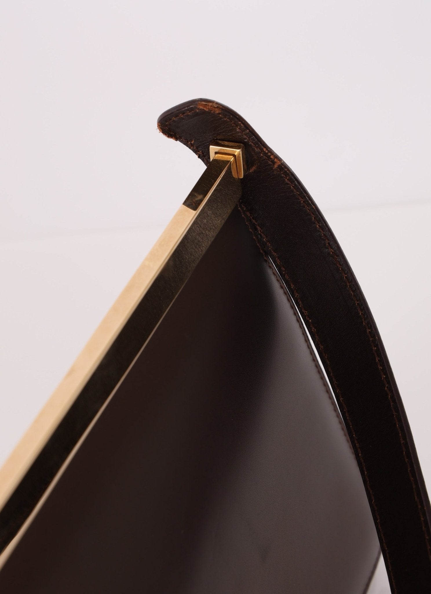 Gucci Metallic Brown Frame Shoulder Bag - FashioNica