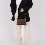 Gucci Metallic Brown Frame Shoulder Bag - FashioNica