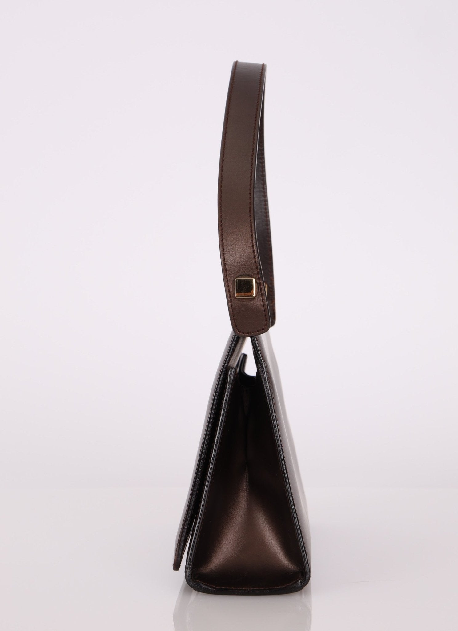 Gucci Metallic Brown Frame Shoulder Bag - FashioNica