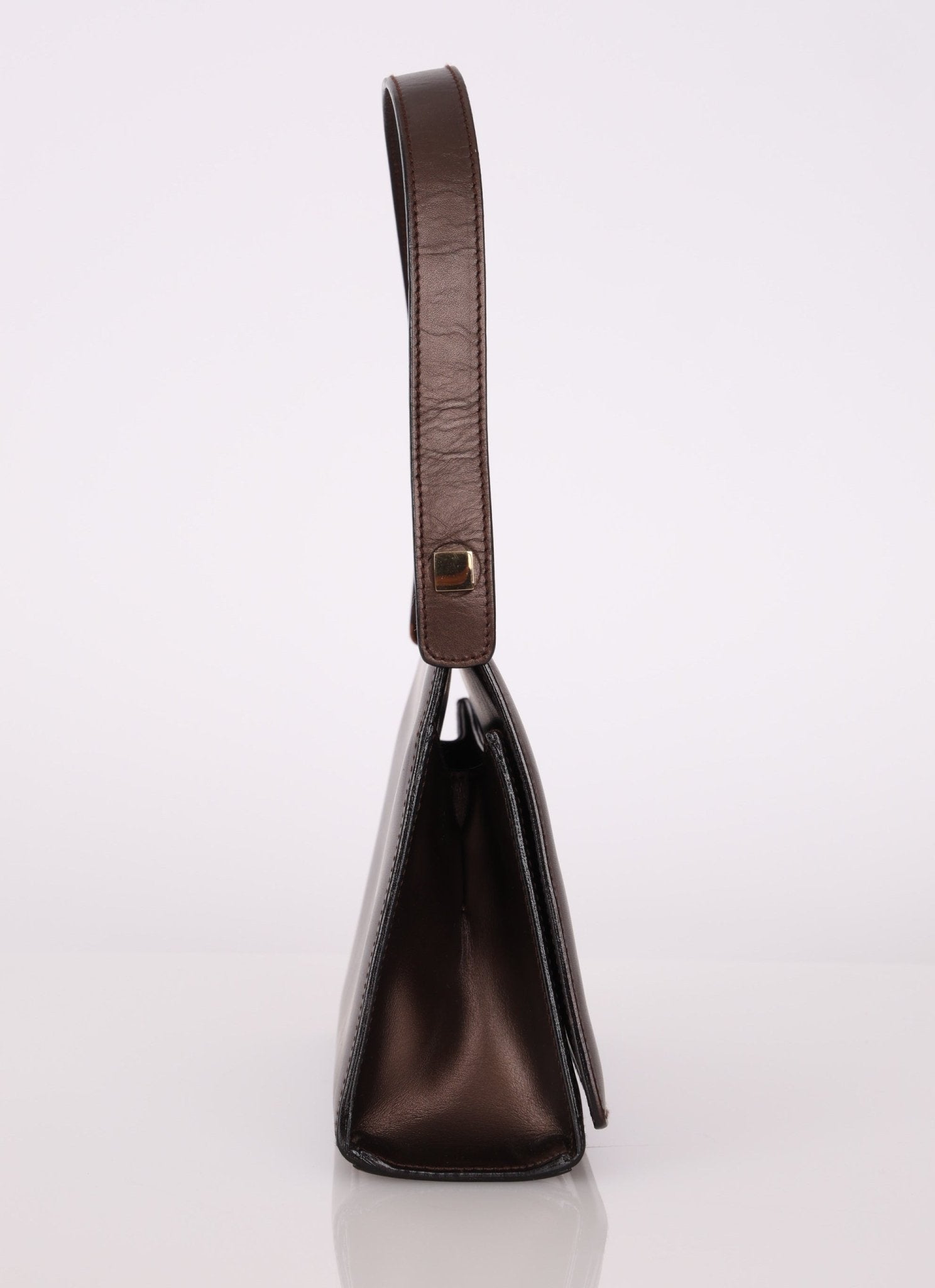 Gucci Metallic Brown Frame Shoulder Bag - FashioNica