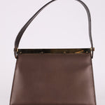 Gucci Metallic Brown Frame Shoulder Bag - FashioNica