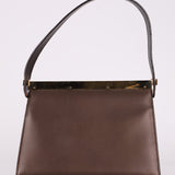 Gucci Metallic Brown Frame Shoulder Bag - FashioNica