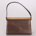 Gucci Metallic Brown Frame Shoulder Bag - FashioNica
