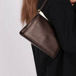 Gucci Metallic Brown Frame Shoulder Bag - FashioNica