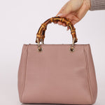 Gucci Mini Leather Bamboo Shopper Tote - FashioNica