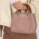 Gucci Mini Leather Bamboo Shopper Tote - FashioNica