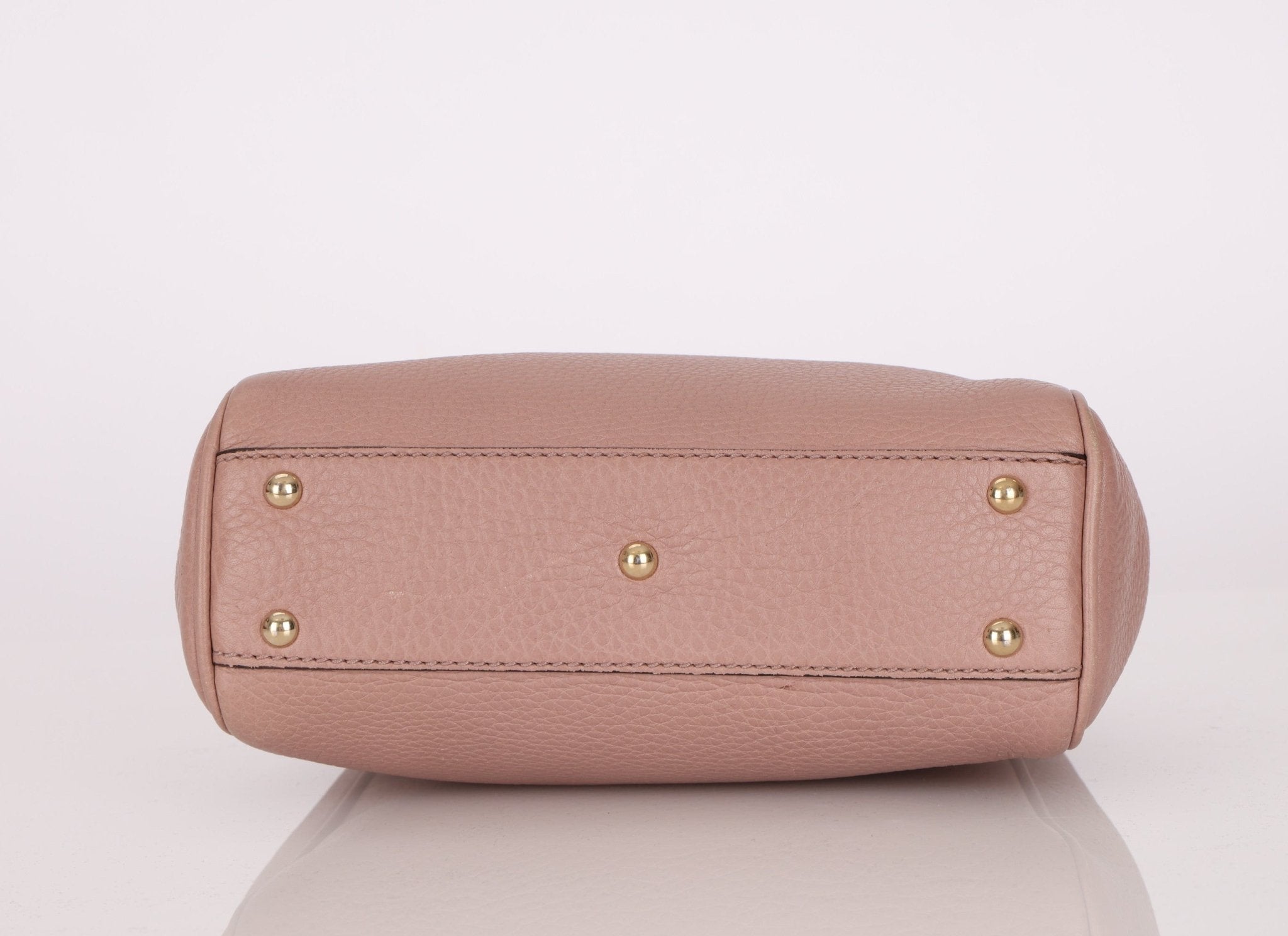 Gucci Mini Leather Bamboo Shopper Tote - FashioNica