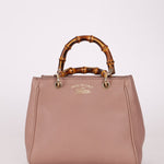 Gucci Mini Leather Bamboo Shopper Tote - FashioNica