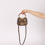 Gucci Monogram Bamboo Top Handle Bag - FashioNica