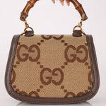 Gucci Monogram Bamboo Top Handle Bag - FashioNica