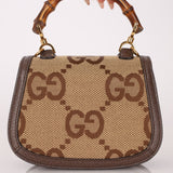 Gucci Monogram Bamboo Top Handle Bag - FashioNica
